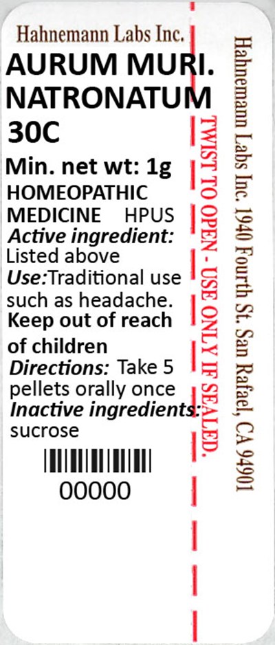 Aurum Muriaticum Natronatum 30C 1g - Aurum Muriaticum Natronatum 30C 1g